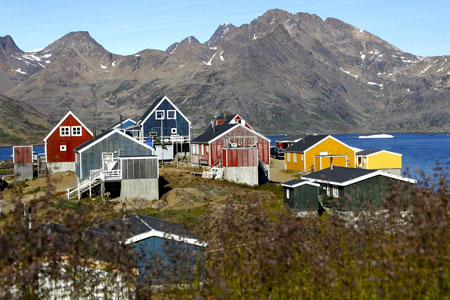 Greenlandic house in Tasiilaq